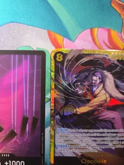 One Piece TCG OP14-120 Crocodile SEC Card Game CCG English Plus 2x SPECIAL DON - Image 5