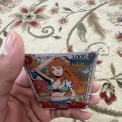 One Piece Nami Holo Character Card 1000 Power ST01-007 English - Image 3
