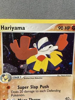 Pokemon Card Hariyama 8/109 Reverse Holo Ruby Sapphire Rare Vintage NEAR MINT - Image 4