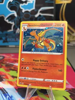 Special Delivery Charizard SWSH075 SWSH: Sword & Shield Promo Cards Holo - Image 3
