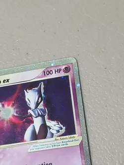 Mewtwo ex 101/109 Ruby & Saphire Ultra Rare Holo Pokemon Card - LP - Image 3