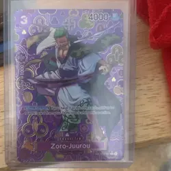 Bandai One Piece Zoro-Juurou SP Foil Character Card 4000 Power OP05-067 - Image 1