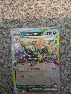 Umbreon EX Prismatic Evolutions 060/131 Stamped Promo Pokemon Card Promo - Image 4