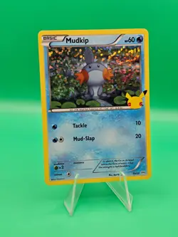 POKEMON MUDKIP 19/25 PROMO MCDONALDS CONFETTI HOLO 25th ANNIVERSARY NM CARD - Image 1