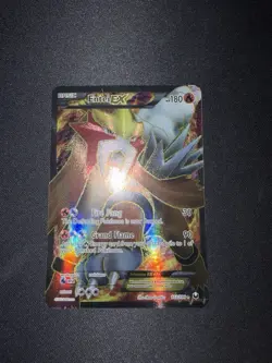 Pokemon Entei EX Full Art Holo Ultra Rare Dark Explorers 103/108 2012 Card - Image 1
