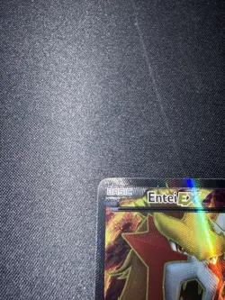 Pokemon Entei EX Full Art Holo Ultra Rare Dark Explorers 103/108 2012 Card - Image 2