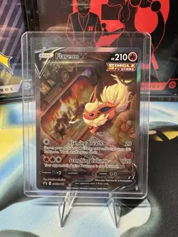 Pokemon Flareon V SWSH179 Promo Holo Single Strike 210HP Sword & Shield Card - Image 1