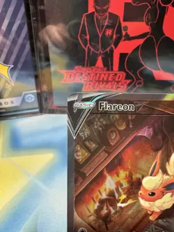 Pokemon Flareon V SWSH179 Promo Holo Single Strike 210HP Sword & Shield Card - Image 3