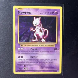 Mewtwo 51/108 - CRACKED ICE HOLO RARE - XY Evolutions - POKEMON CARD - LP- - Image 1