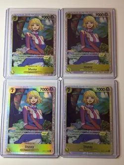 Stussy OP13-110 Carrying On His Will 4 Foil Card Play Set Lot One Piece - Image 1