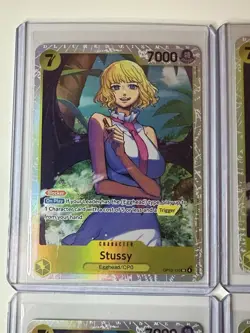Stussy OP13-110 Carrying On His Will 4 Foil Card Play Set Lot One Piece - Image 2