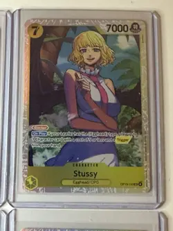 Stussy OP13-110 Carrying On His Will 4 Foil Card Play Set Lot One Piece - Image 3