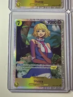 Stussy OP13-110 Carrying On His Will 4 Foil Card Play Set Lot One Piece - Image 4