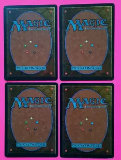 Magic the Gathering Unlimited DRUDGE SKELETONS X 4 (3 LP/EX & 1 MP) C 1993 - Image 2