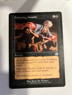 Sickening Dreams - Torment - Magic the Gathering MTG Nice! - Image 1