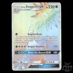 Alolan Exeggutor gx #118/111 Crimson Invasion NM/Near Mint Pokemon 2017 - Image 1