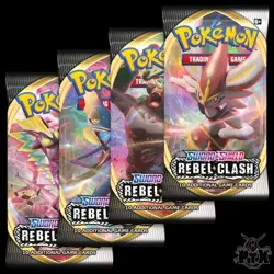 Rebel Clash Booster Pack X1 (Random Art) Pokemon 2020 - Image 1