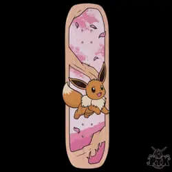 Eevee Bear Walker x Pokemon Center 2025 Limited Edition - Brand New Skateboard - Image 1