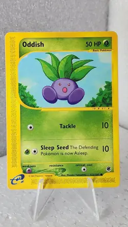 Oddish 122/165 Expedition e Reader Pokemon TCG WOTC - Image 1