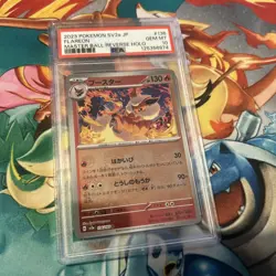 PSA 10 Flareon Master Ball Holo 136/165 | Japanese 151 | JPN Pokemon TCG - Image 1