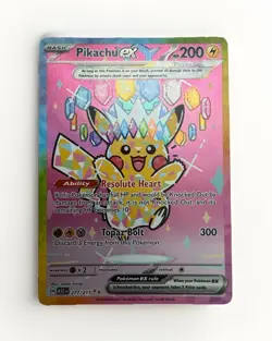 Pikachu EX SIR Pokemon 277/217 Ascended Heroes - Image 2