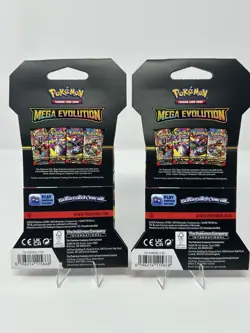 Pokemon TCG Mega Evolution Sleeved Booster Pack Lot of 2 - Image 2