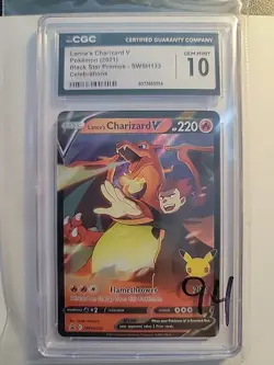 Lances Charizard V Pokemon 2021 Black Star Promos Swsh133 Celebrations Cgc 10 - Image 1
