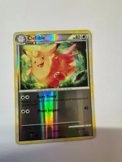 Pokemon Clefable 1/95 Reverse Holo Rare Pre-owned - Image 1