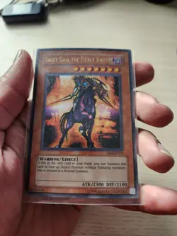 SWIFT GAIA THE FIERCE KNIGHT DB2 EN111 LP YU GI OH - Image 1