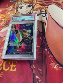 2024 One Piece TCG Memorial Booster Kalifa EB01-031 Alt Art PSA 10 Gem Mint - Image 1