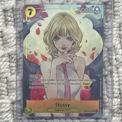 One Piece CCG Stussy Op13-110 Alternate Art Super Rare Nm English - Image 1