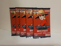 One Piece TCG OP13 Carrying On His Will Booster Packs Lot Of 5 - Image 1