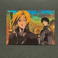 M634 Fullmetal Alchemist SP HOLO Ensky Carddass Card Edward Elric & Mustang 2005 - Image 1