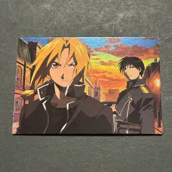 M634 Fullmetal Alchemist SP HOLO Ensky Carddass Card Edward Elric & Mustang 2005 - Image 2