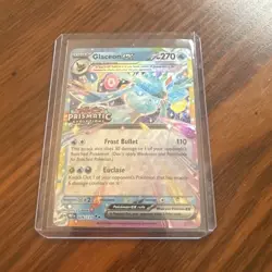 Pokemon Glaceon ex Stamped Prismatic Evolutions Card ( #026/131 Surprise Box NM) - Image 2
