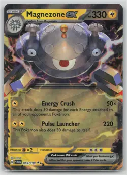 Pokemon Card Magnezone ex Double Rare SV01: Scarlet & Violet Base Set 065/198 NM - Image 1