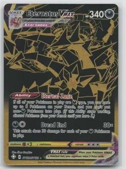 Pokemon Card Eternatus VMAX Holo Rare Shining Fates: Shiny Vault SV122/SV122 - Image 1