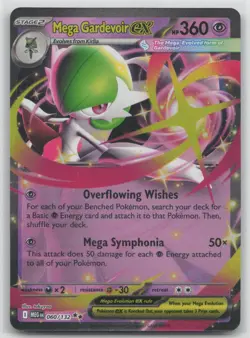 Pokemon Card Mega Gardevoir ex Double Rare ME01: Mega Evolution 060/132 - Image 1