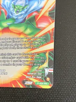 Dragon Ball Super Card Game- Holo Super Card Piccolo-Master's Teachings-P-404 PR - Image 5