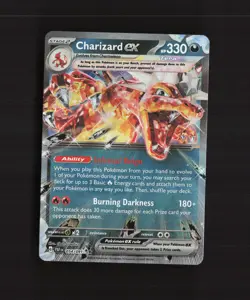 Charizard ex 054/091 Paldean Fates Ultra Rare Holo Pokemon Card NM - Image 1