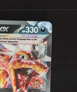 Charizard ex 054/091 Paldean Fates Ultra Rare Holo Pokemon Card NM - Image 4