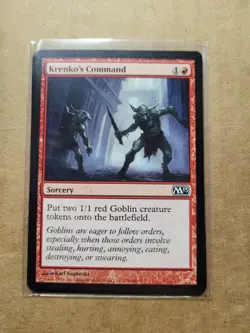 4 x MTG Magic the Gathering Krenko's Command (139/260) Magic 2013 LP/NM Playset - Image 1