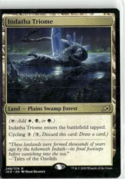 2020 Ikoria: Lair of Behemoths Indatha Triome Expansion/Rare #248 - Image 1