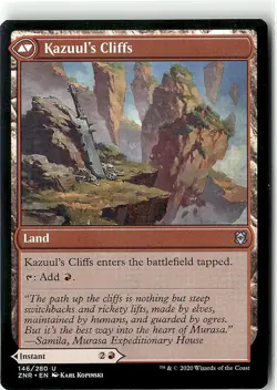 2020 Zendikar Rising Kazuul's Fury // Kazuul's Cliffs Expansion/Uncommon #146 - Image 2
