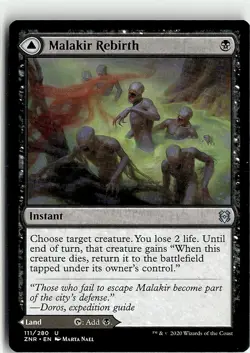 2020 Zendikar Rising Malakir Rebirth // Malakir Mire Expansion/Uncommon #111 - Image 1