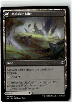 2020 Zendikar Rising Malakir Rebirth // Malakir Mire Expansion/Uncommon #111 - Image 2