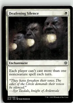 2019 Throne of Eldraine Deafening Silence Expansion/Uncommon #10 - Image 1
