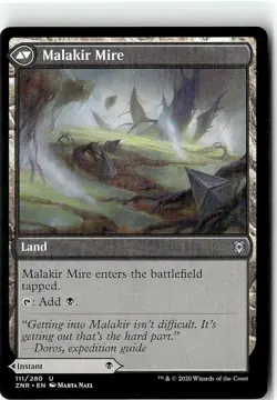 2020 Zendikar Rising Malakir Rebirth // Malakir Mire Expansion/Uncommon #111 - Image 2