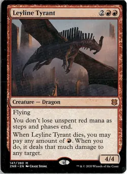 2020 Zendikar Rising Leyline Tyrant Expansion/Mythic #147 - Image 1