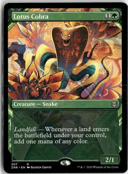 2020 Zendikar Rising Lotus Cobra Expansion/Rare #307 - Image 1